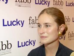 INTERVIEW: Lauren Bush on how important blogging is at Lucky Magazine Hosts FABB: Fashion And Beauty Blog Conference Presented By P&G Beauty & Grooming in New York, 09/05/12 Stock Footage