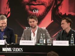 Interview: Kenneth Branagh, Chris Hemsworth Stock Footage