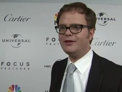 NEWS CAPSULE REPORTER/CHYRON: NBC, Universal Pictures and Focus Features Golden Globes After Party, Los Angeles, CA, 1/11/09 Stock Footage