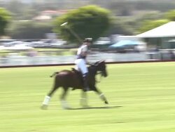 Prince William, Duke of Cambridge at the Tiffany & Co. Sponsors The Foundation Polo Challenge at Santa Barbara CA. (Footage by WireImage Video/Getty Images Entertainment Video) Stock Footage