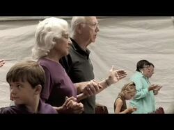 Christians Still Worshiping In A Tent Two Years After Hurricane Katrina Stock Footage