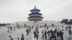 Temple of Heaven (Tiantan) in Beijing, China. Stock Footage