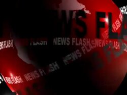 News Flash Europe Camera move Stock Footage