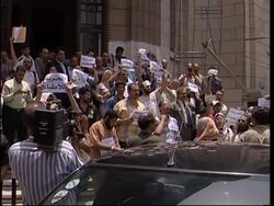 Anti US, anti Rice demo News Clip