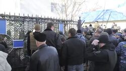 Crimea's self-defence forces storm Ukrainian navy headquarters News Clip