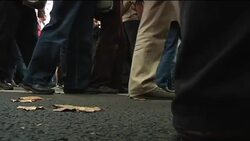 Unions demonstrate against retirement age reform; Marseilles, Lyon, Paris News Clip