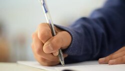 write a leter Stock Footage