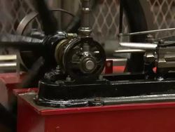 Steam powered locomotive engines in action on display News Clip