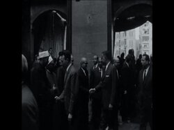 SYND 12-03-66 PRESIDENT BOUMEDIENNE VISITS PRESIDENT NASSER News Clip