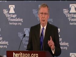 Senator Mitch McConnell (R-KY) says the American people "didn't fall in love" with the GOP on Tuesday, and that new Republican lawmakers have "very clear marching orders" from voters after the midterm elections. News Clip