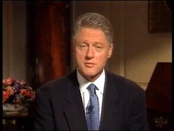 Clinton addresses American public News Clip