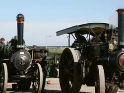 Enthusiasts Gather For The Cornish Steam And Country Fair Stock Footage