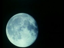 MS time lapse view of full moon rising Stock Footage