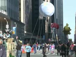 Macy's Thanksgiving Day Parade Stock Footage
