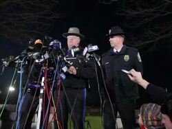 Shooting At Elementary School In Newtown, Connecticut Stock Footage