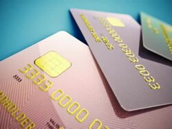 Credit cards loopable CG Stock Footage