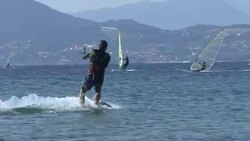 HD: Kitesurf / start Stock Footage
