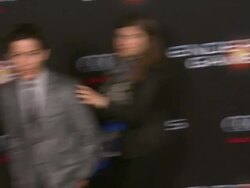 Aramis Knight at "Ender's Game" Los Angeles Premiere in Hollywood, CA, on 10/28/2013. (Footage by WireImage Video/Getty Images) Stock Footage