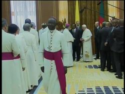 Pope Benedict meets bishops on second day of Africa trip ADDS shots News Clip