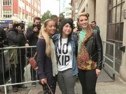 Lucy Spraggan, Ella Henderson, Jade Ellis Stock Footage