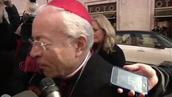 Cardinals attend last audience with Pope Benedict XVI on the last day of his papacy News Clip