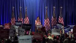 VOICED : Melania Trump habla a las mujeres en su primer discurso sola News Clip