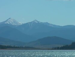 Mountain Lake Stock Footage