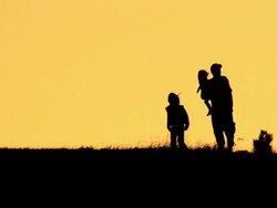 WINDY FAMILY (HD) Stock Footage