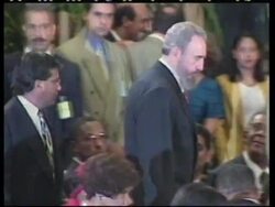 DOMINICAN REPUBLIC: CUBAN LEADER FIDEL CASTRO VISIT News Clip