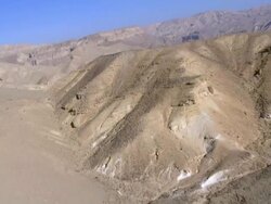 Aerial Mt. Solomon and desert mountains, Southern Negev, Israel, Eilat, Arava, Israel Stock Footage