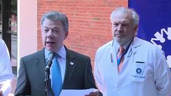 VOICED : Presidente colombiano: examenes descartan metastasis o tumor News Clip