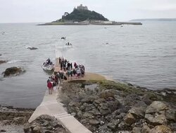 Cornwall's Resorts And Attractions Stock Footage