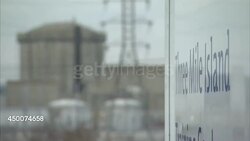 Entrance to Three Mile Island nuclear plant News Clip