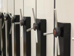 Metal Filing Cabinets Stock Footage