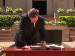 Australia G20 Summit, David Cameron at War Memorial News Clip