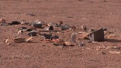 Kufra Desert & Evidence of Human Traffiking News Clip