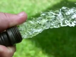 HD 1080i Garden Hose 4 Stock Footage