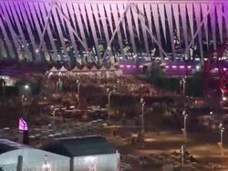 TIME LAPSE: Olympic Stadium Crowds Stock Footage