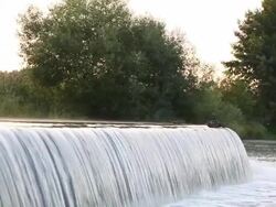 Morning River. Stock Footage