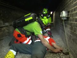 Mine Rescue Reconstruction News Clip
