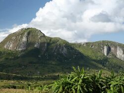 Malawi Mountain scenery Stock Footage