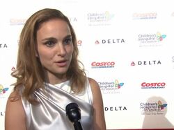 INTERVIEW - Natalie Portman on what it means to her to be honored at Children's Hospital Los Angeles Gala: Noche de Ninos Stock Footage