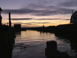 Picturesque Blue Rocks in Nova Scotia Stock Footage