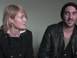 Metric Interview (clip 6) Stock Footage