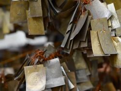 gold and silver sheet for respect Stock Footage