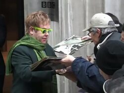 SIGHTING - ELTON JOHN Stock Footage