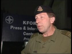 KOSOVO: SERBS CLASH WITH NATO PEACEKEEPERS News Clip