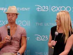 INTERVIEW: Joseph Lawrence (L) and Melissa Joan Hart on what may happen on the second season and their first Disney memory. (Footage by WireImage Video/Getty Images Entertainment Video) Stock Footage