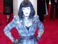 Madonna at "PUNK: Chaos To Couture" Costume Institute Gala Stock Footage