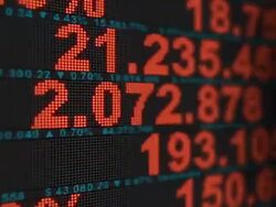 Stock Market Animation - HD, Loop Stock Footage